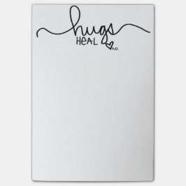 Notas Post-it® Hugs Heal Post-it Notes