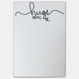 Notas Post-it® Hugs Heal Post-it Notes