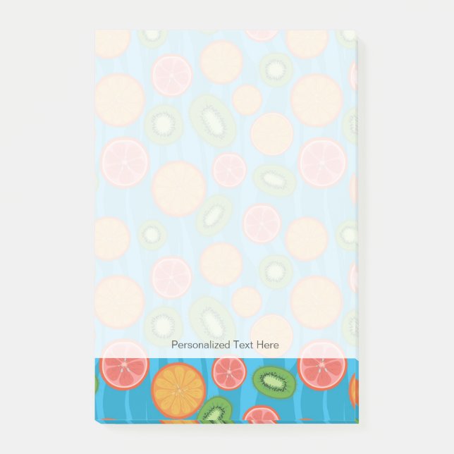 Notas Post-it® Humor de frutas (Anverso)