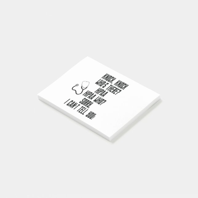 Notas Post-it® Humor de HIPAA (En perspectiva)