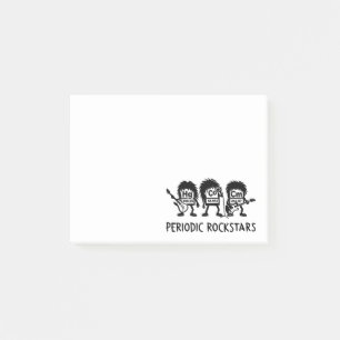 Notas Post-it® Humor de Química de Rockstars Periódicos
