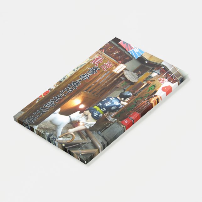 Notas Post-it® Humor japonés - Perro sacando pantalones (En perspectiva)