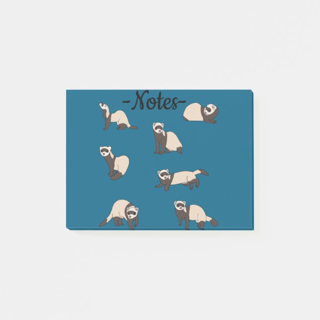 Notas Post-it® Hurones   (Anverso)