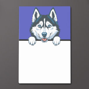 Notas Post-it® Husky Cute Siberian Husky Puppy Perro Lover Regalo