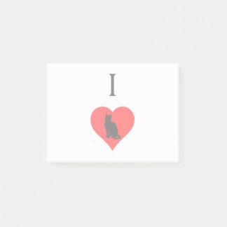 Notas Post-it® I gatos del corazón