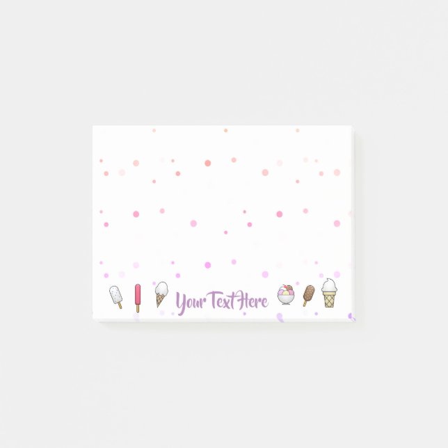 Notas Post-it® Ice Cream Parlor Dream (Anverso)