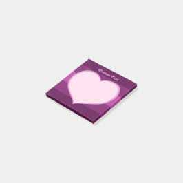 Notas Post-it® Icono de corazón plano