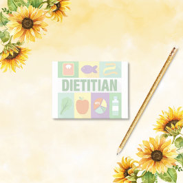 Notas Post-it® Icono de Dietista Profesional Diseñado