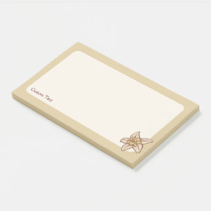 Notas Post-it® Icono de flor de vainilla
