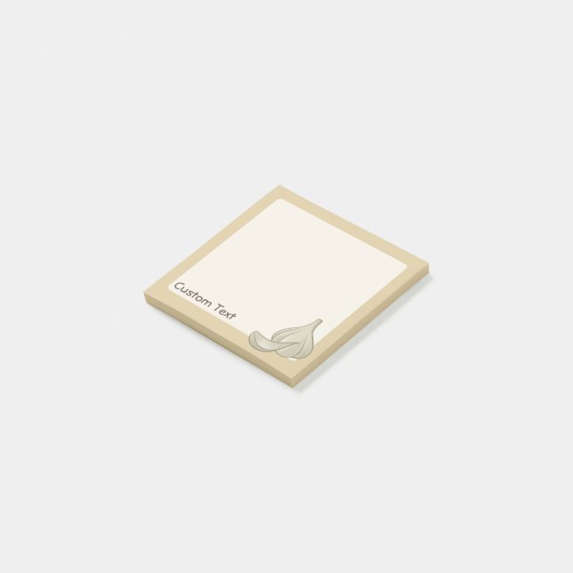 Notas Post-it® Icono de Garlic Woodcut (En perspectiva)
