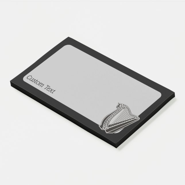 Notas Post-it® Icono de Harp (En perspectiva)