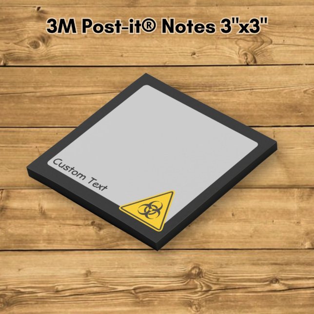 Notas Post-it® Icono de riesgo biológico (Subido por el creador)