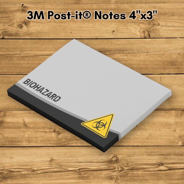 Notas Post-it® Icono de riesgo biológico (Subido por el creador)