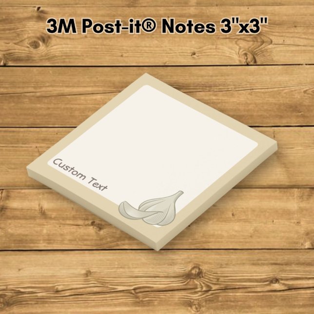 Notas Post-it® Icono de xilografía de ajo (Subido por el creador)