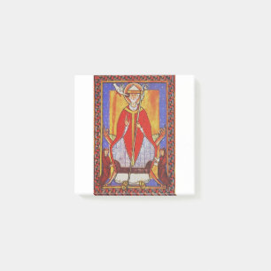 Notas Post-it® Icono medieval de San Gregorio Magno