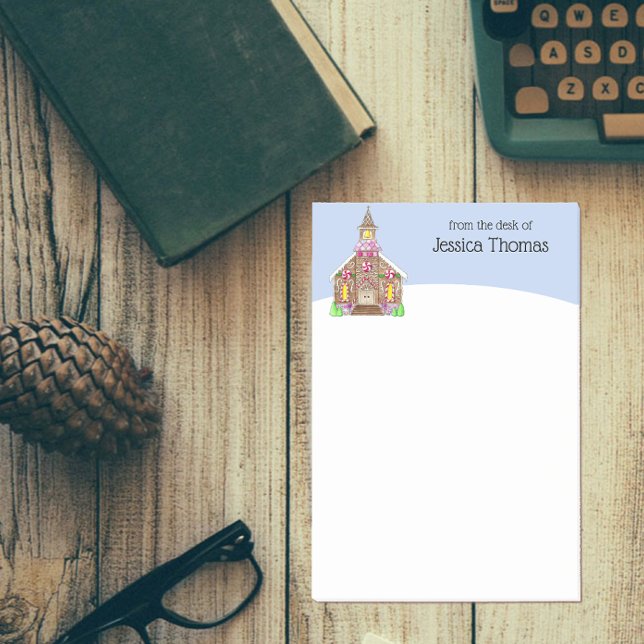 Notas Post-it® Iglesia del pan de jengibre personalizada (Subido por el creador)