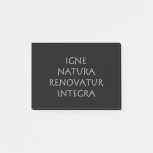 Notas Post-it® Igne natura renovatur integral