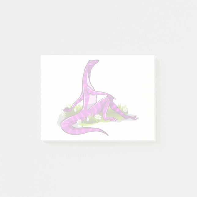 Notas Post-it® Iguanodon Mostrando Su Belleza Natural. (Anverso)
