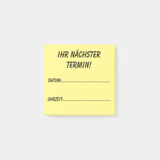 Notas Post-it® Ihr nächster Termin!