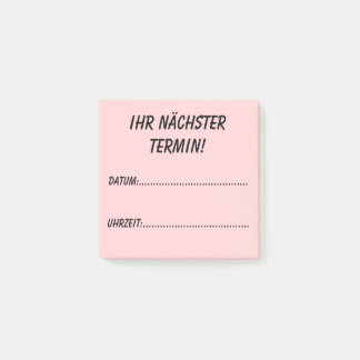 Notas Post-it® Ihr nächster Termin!