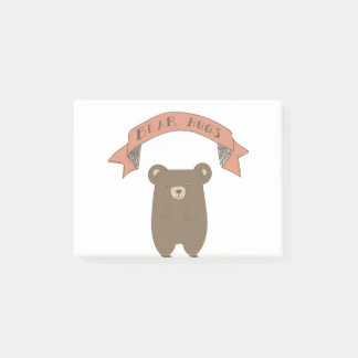 Notas Post-it® Ilustracion de abrazos de oso