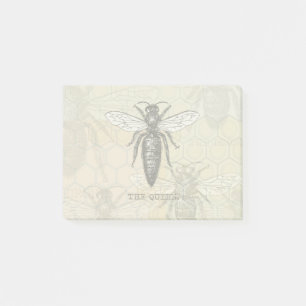 Notas Post-it® Ilustracion de antigüedades de insectos de Queen B