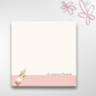 Notas Post-it® Ilustracion de cerdo guineano rosado
