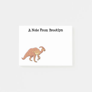 Notas Post-it® Ilustración de dibujos animados de dinosaurio para