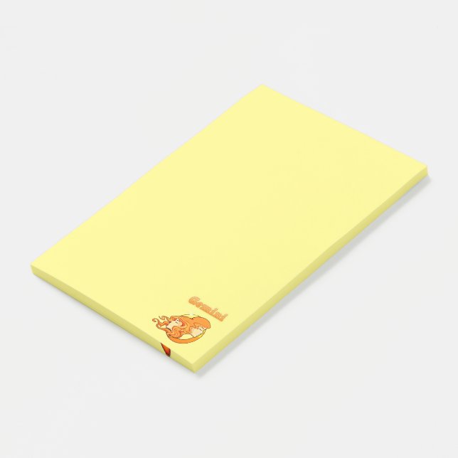 Notas Post-it® Ilustración de Géminis del zodiaco (En perspectiva)