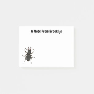 Notas Post-it® Ilustración de insecto escarabajo ciervo
