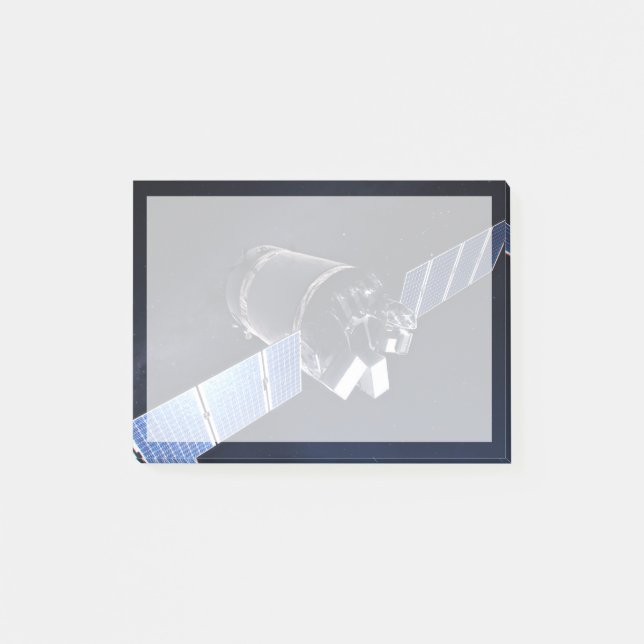 Notas Post-it® Ilustracion De La nave Dragon Xl. (Anverso)
