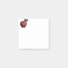Notas Post-it® Ilustracion de manzana roja