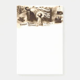 Notas Post-it® Ilustracion de membrete Tesla