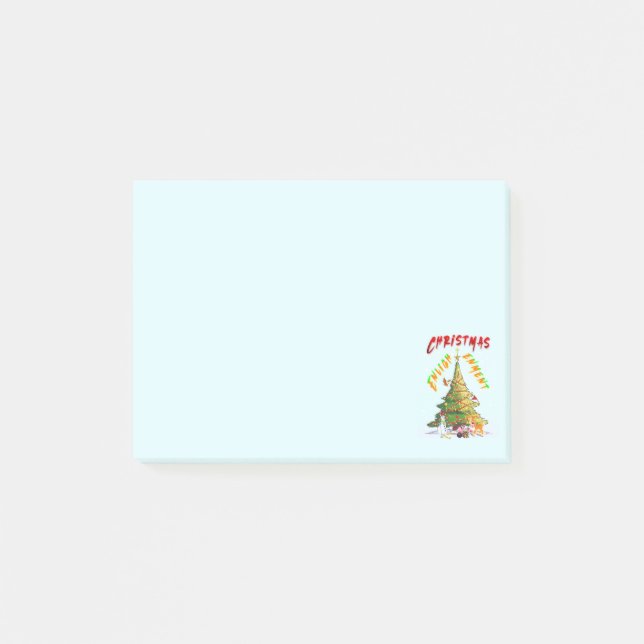 Notas Post-it® Ilustración de navidades (Anverso)