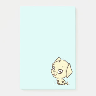 Notas Post-it® Ilustracion de perro con cachorro