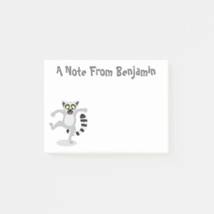 Notas Post-it® Ilustracion de personalizado bailador de lémur de