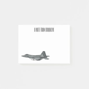 Notas Post-it® Ilustracion de personalizado de aviones de combate