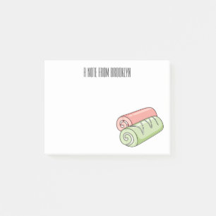 Notas Post-it® Ilustracion de personalizado de bollería y bollerí