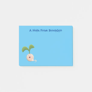 Notas Post-it® Ilustracion de personalizado de brote de semillas