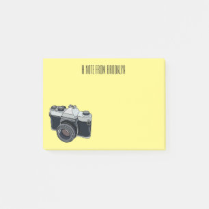 Notas Post-it® Ilustracion de personalizado de cámara de cine