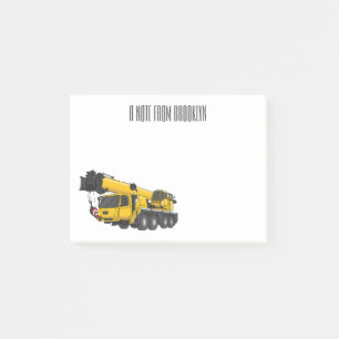 Notas Post-it® Ilustracion de personalizado de camiones Crane