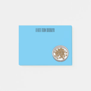 Notas Post-it® Ilustracion de personalizado de cereales