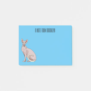 Notas Post-it® Ilustracion de personalizado de gatos Sfinx