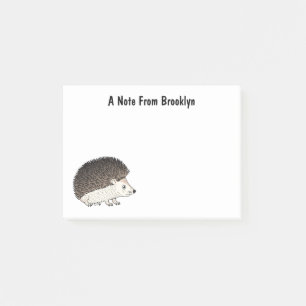 Notas Post-it® Ilustracion de personalizado de hedgehog espinoso