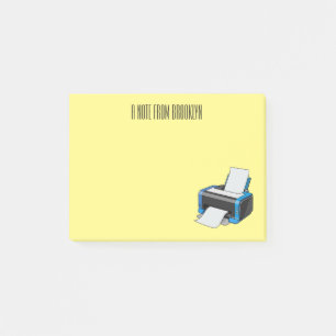 Notas Post-it® Ilustracion de personalizado de impresora