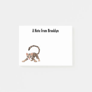 Notas Post-it® Ilustracion de personalizado de ocelot de Cute