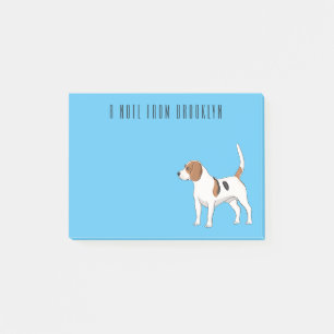 Notas Post-it® Ilustracion de personalizado de perro Beagle