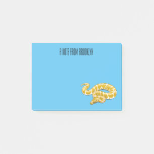 Notas Post-it® Ilustracion de personalizado de pitón birmano