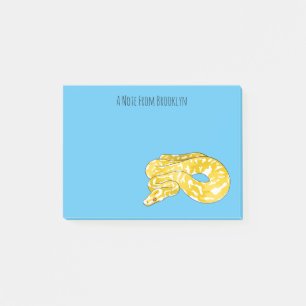 Notas Post-it® Ilustracion de personalizado de pitón birmano