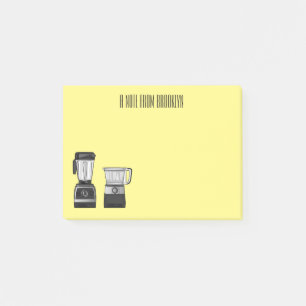 Notas Post-it® Ilustracion de personalizado de procesador y mezcl